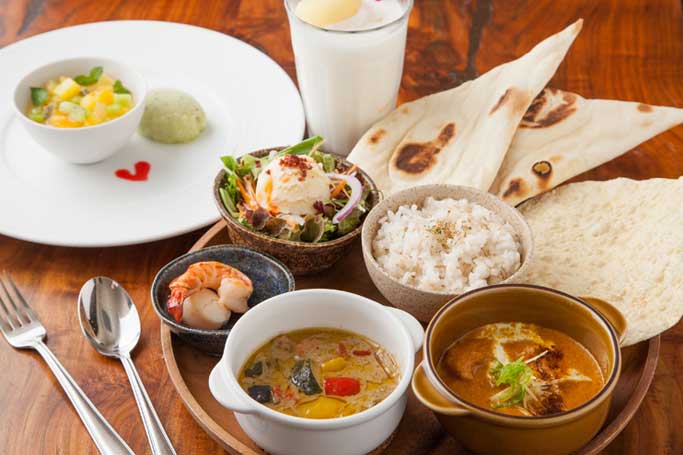 「Curryria&Cafe笑夢」は福島市のカレー専門店　