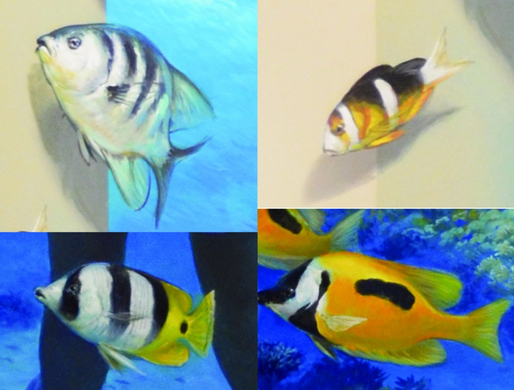 「水のない水族館」巨大壁画制作体験