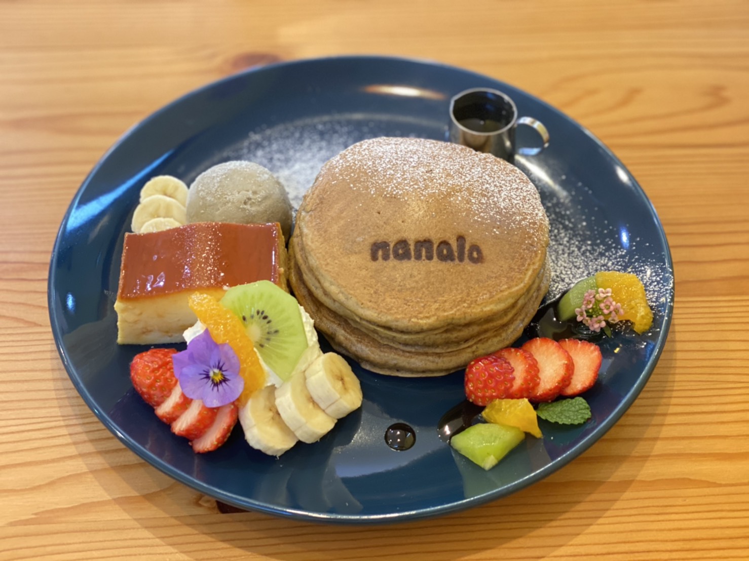 3月の ナナラ は 和 がテーマ スイーツ系 食事系パンケーキが同時に登場