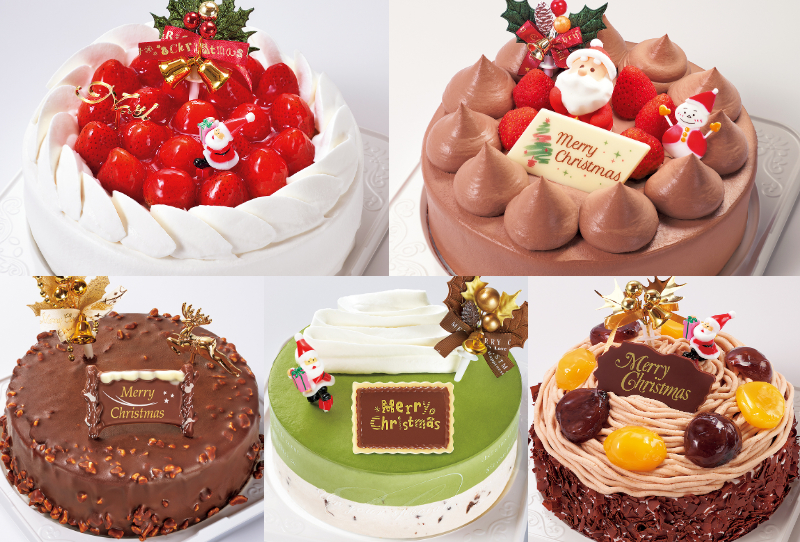 王道も個性派もそろい踏み ぐりむわーるど のクリスマスケーキ予約受付中