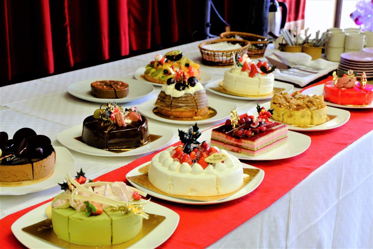 好きなケーキを３つも選べる♪  柳津町の瀞流の宿「かわち」で美味しいクリスマスを！