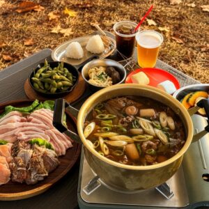 開成山BBQ GARDEN：こたつで芋煮会