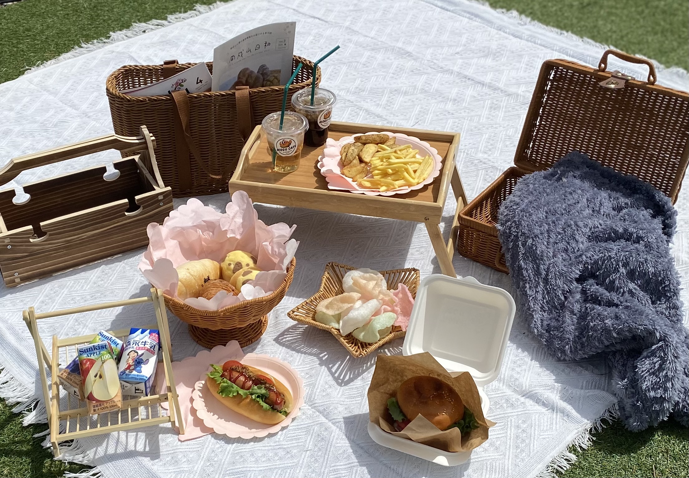 郡山市内公園で唯一！手軽で便利な開成山公園の「レンタルピクニック」