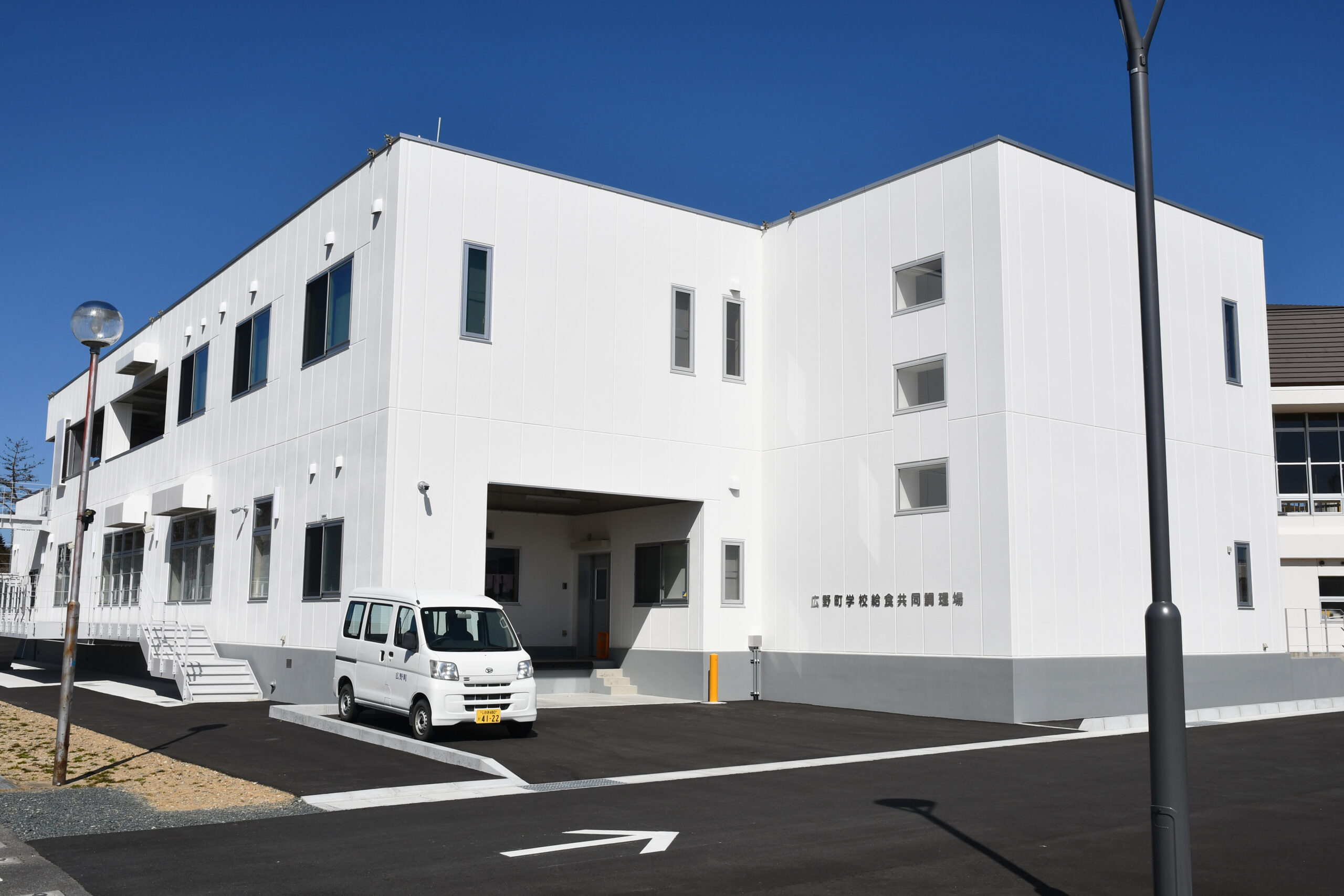 町立広野小学校の給食施設