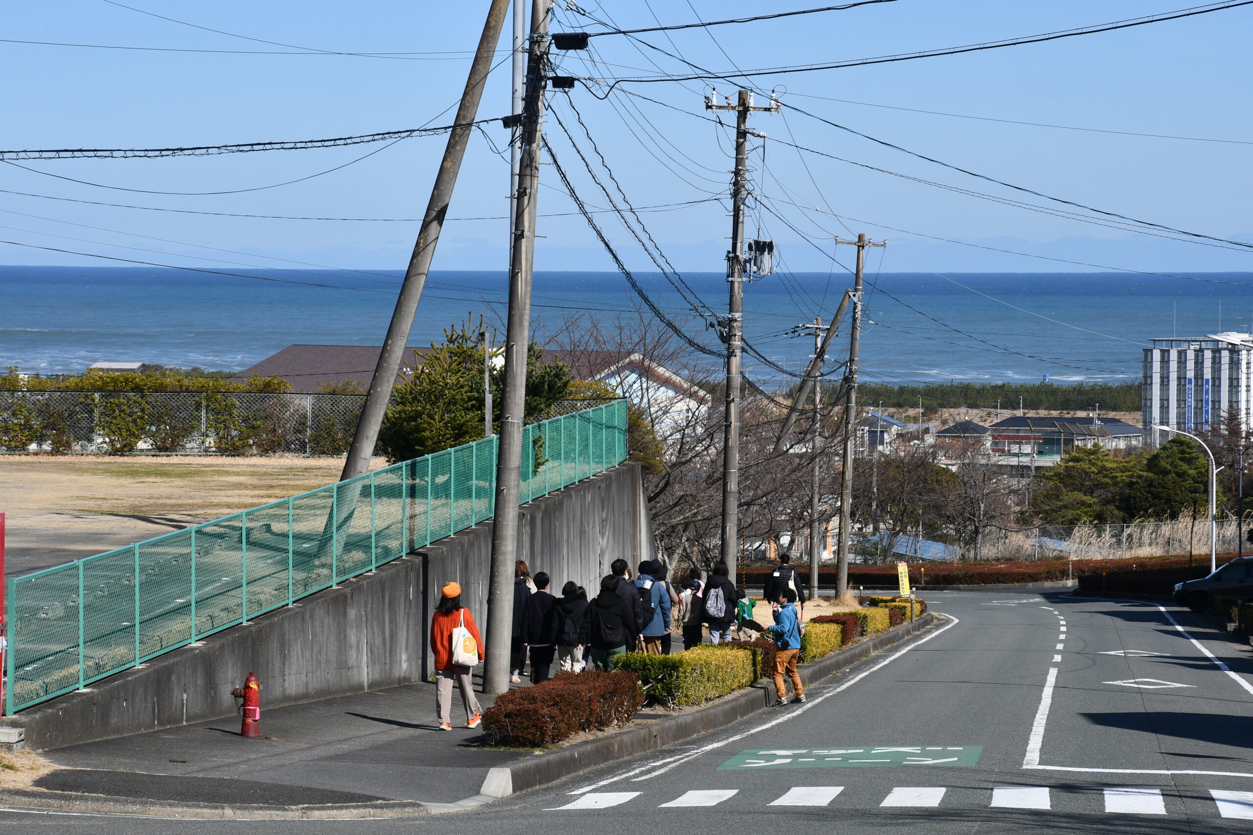 広野町の海の様子