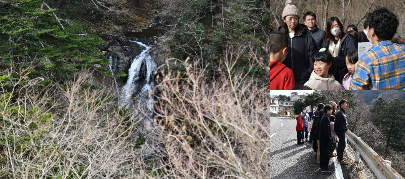 広野町のシンボルのひとつであり宿泊した大滝旅館の名前の由来ともなっている「大滝」