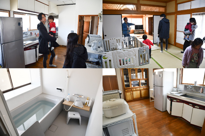 「広野町お試し住宅」生活家電や布団、調理器具、食器など