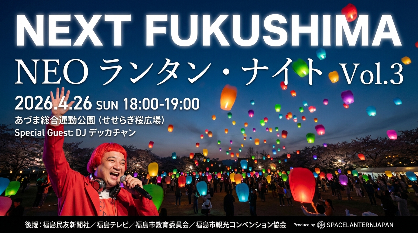 NEXT FUKUSHIMA NEO ランタン・ナイト in福島 Vol.3