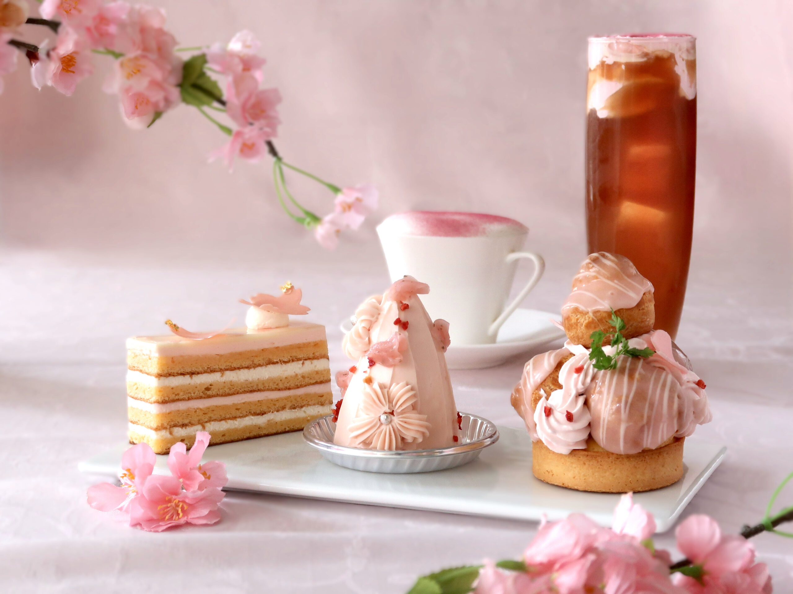 今だけのお花見ティータイムを♪ ティールーム茶々【ティールームちゃちゃ】の桜フェア開催中！