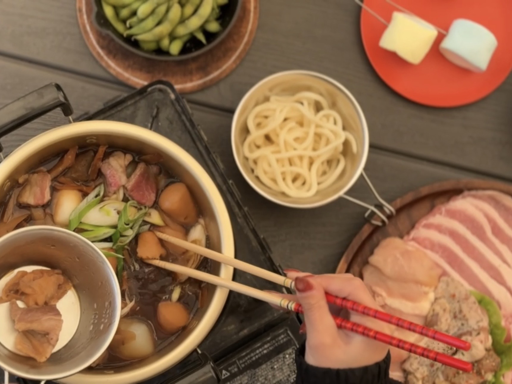 開成山BBQ GARDEN ：芋煮プラン