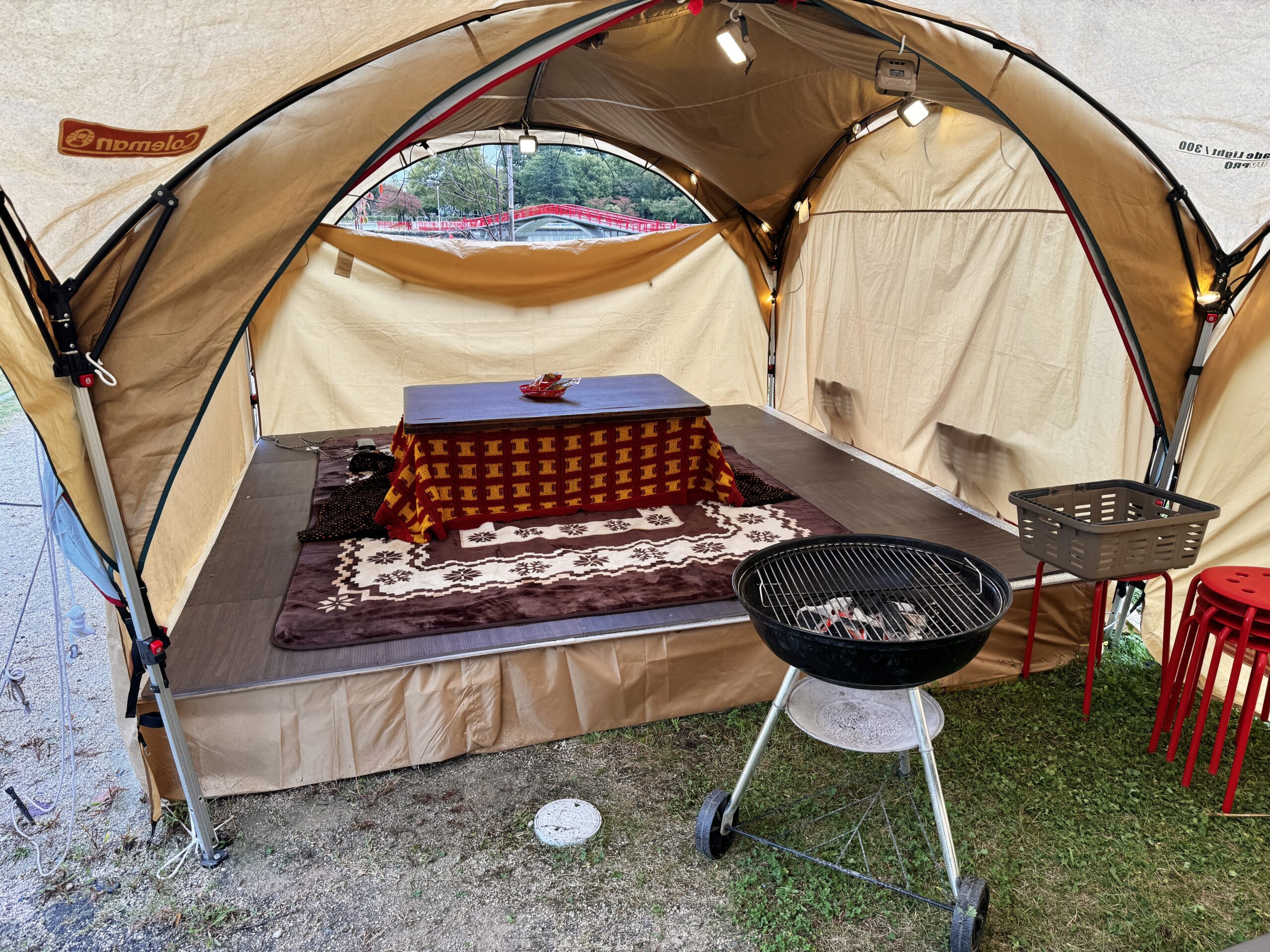 開成山BBQ GARDEN こたつ席