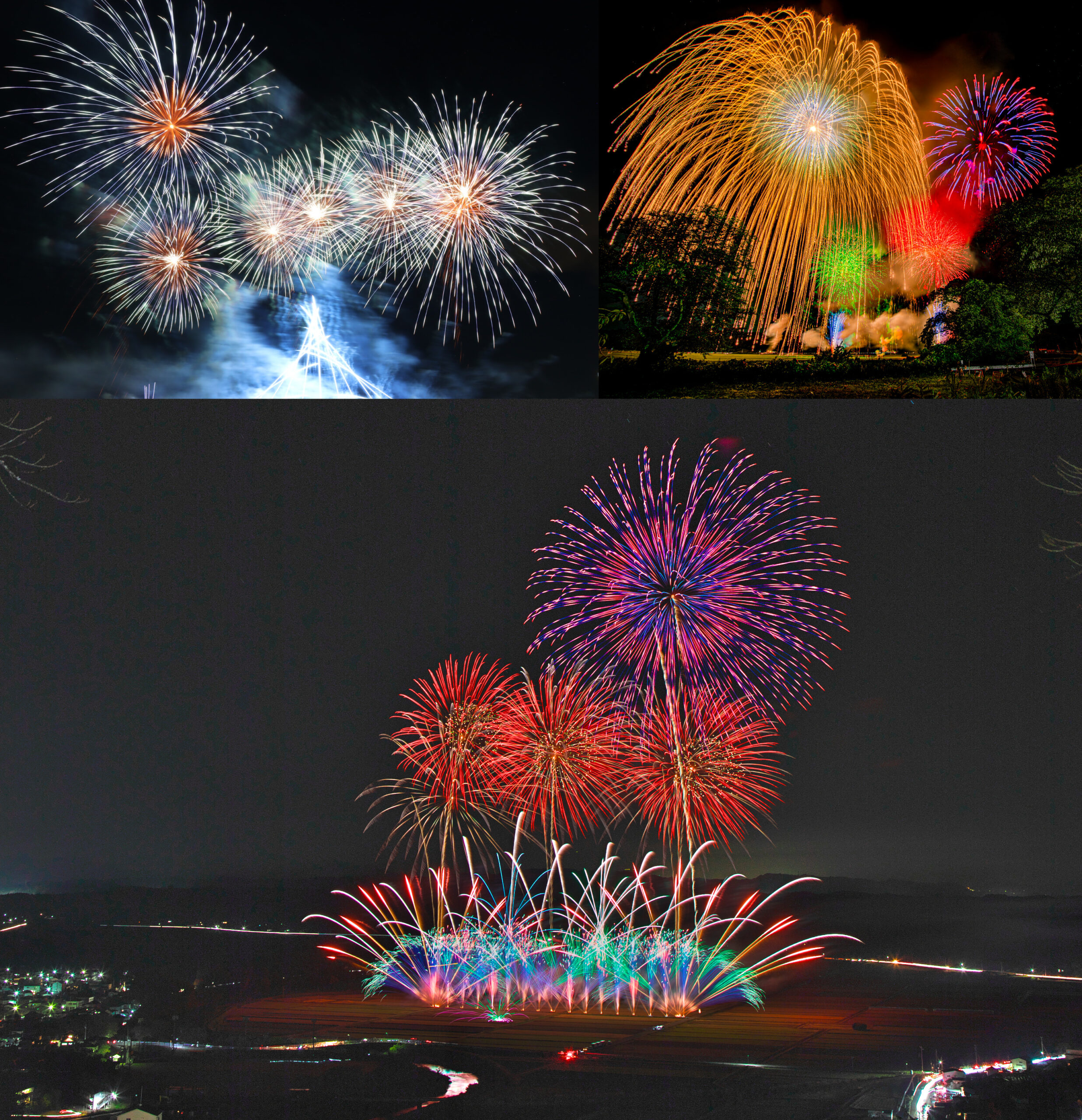 浅川町さんぎょうまつり:花火の里あさかわ 四季彩華 秋の刈上げ豊秋花火