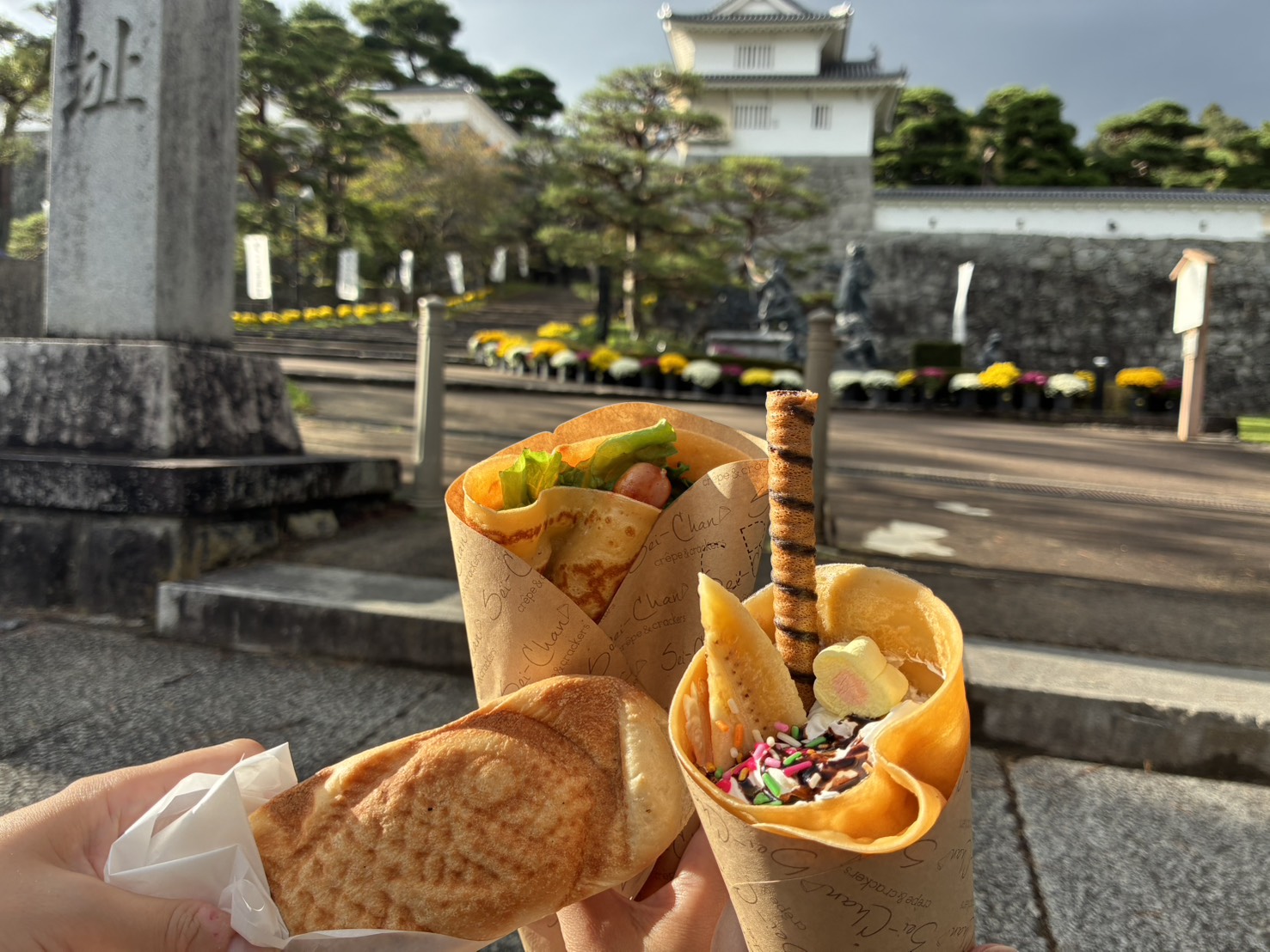 スイーツ好き必見！二本松市霞ヶ城公園前にクレープせいちゃんが移転オープン。